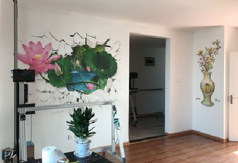  邓州墙体彩绘相比墙纸的优势。