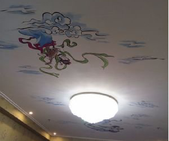  邓州如何快速绘制天花板上的手绘墙？