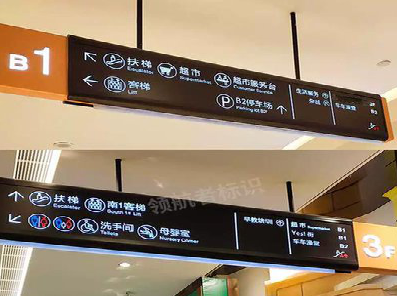  邓州如何通过商场标识牌引导客流分布？